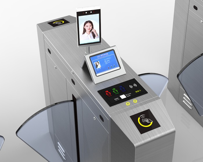 Two-lanes-ESD-Protection-Swing-Flap-Barrier-Turnstile-Gate-with-ID-IC-Card-Reader-5 Two-lanes-ESD-Protection-Swing-Flap-Barrier-Turnstile-Gate-with-ID-IC-Card-Reader-5
